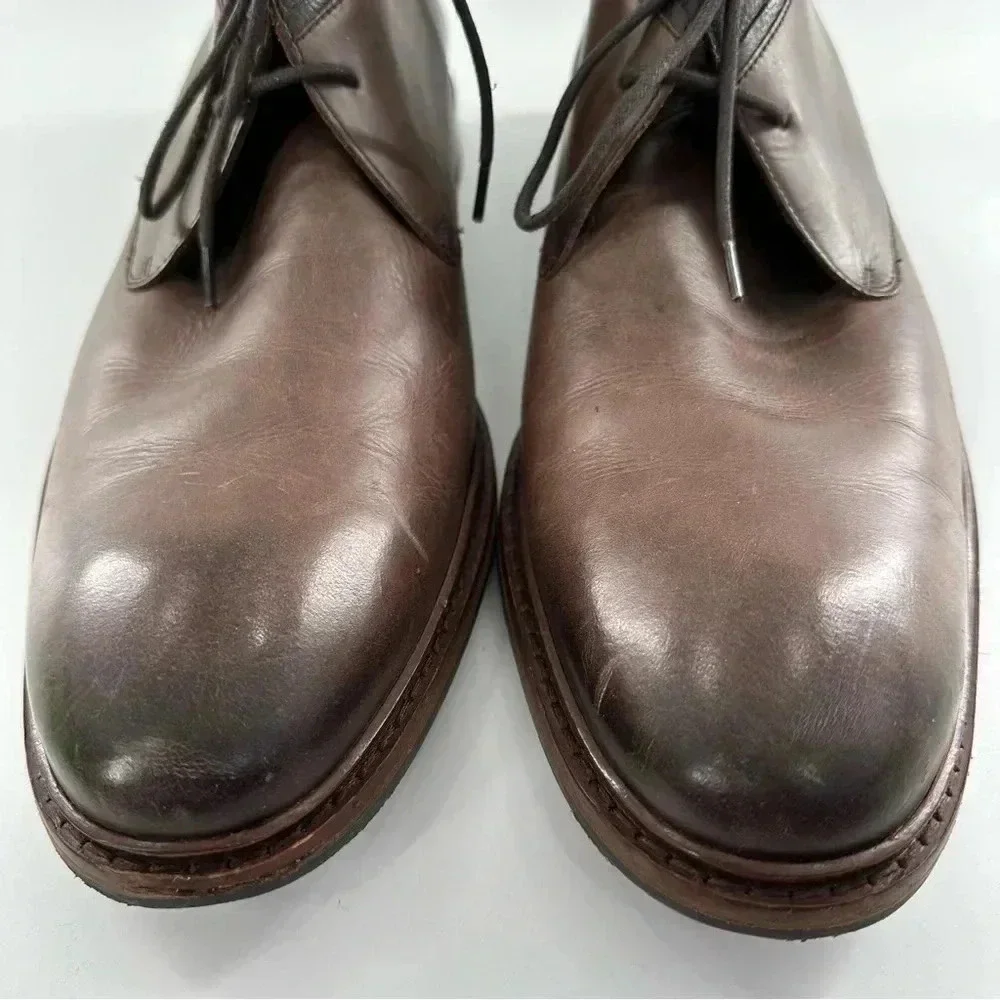 Cole haan mens chukka boots size 13 brown leather